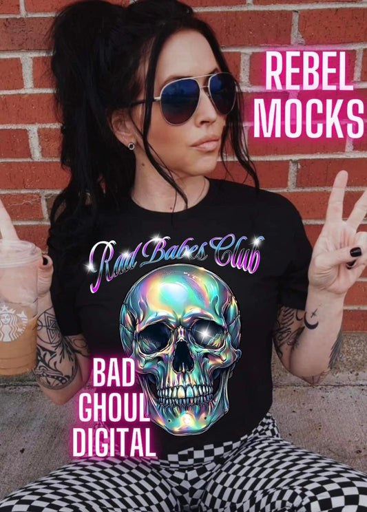 Rad Babes Club Black Tee