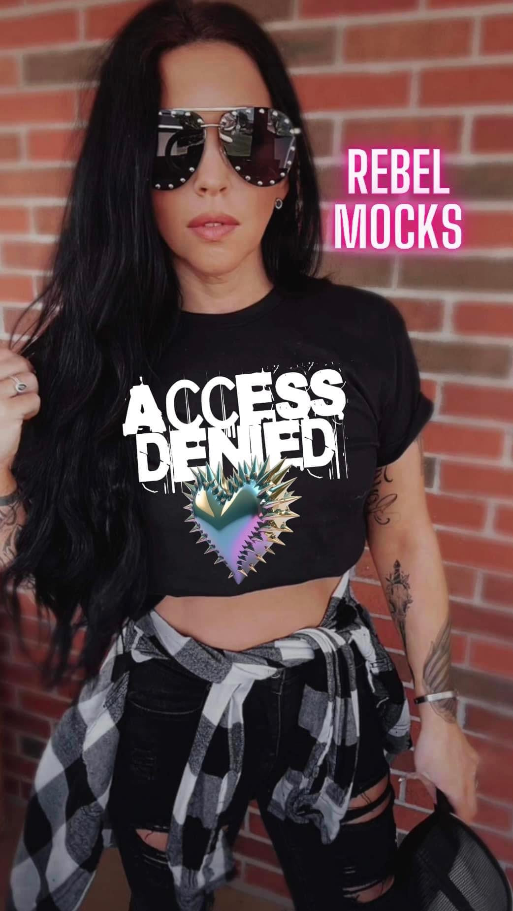 Access Denied Black Tee