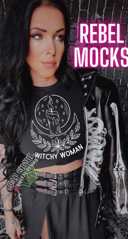 Witchy Woman Black Tee