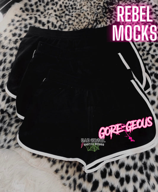 Goregeous Black Dolphin Shorts