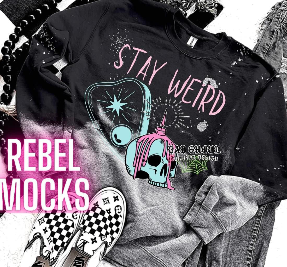 Stay Weird Crew Neck Sweatshirt