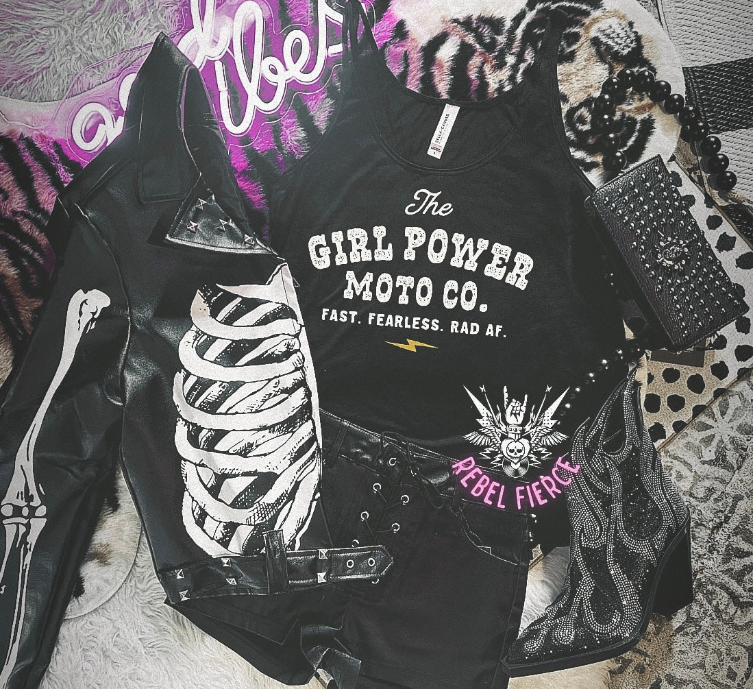 Girl Power Moto CO TANK