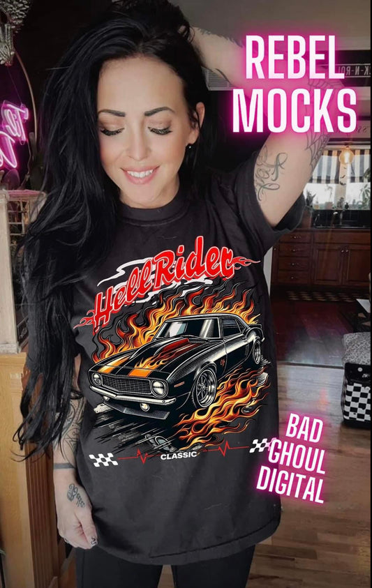 Hell rider Black Tee