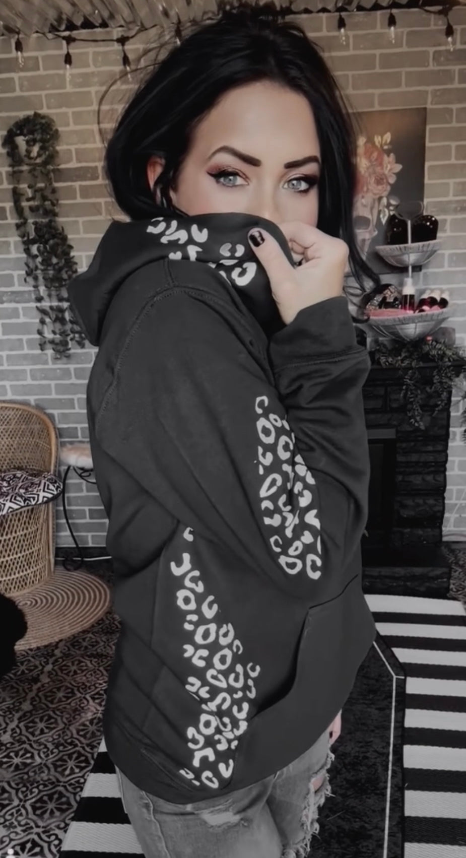 Hot Mess Black Hoodie