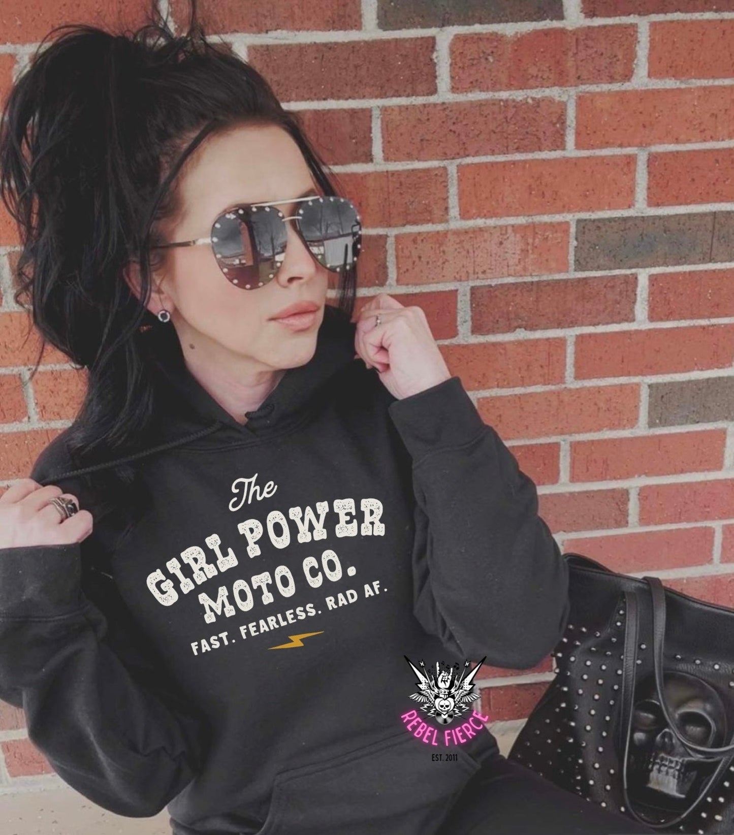 Girl Power Moto CO Hoodie