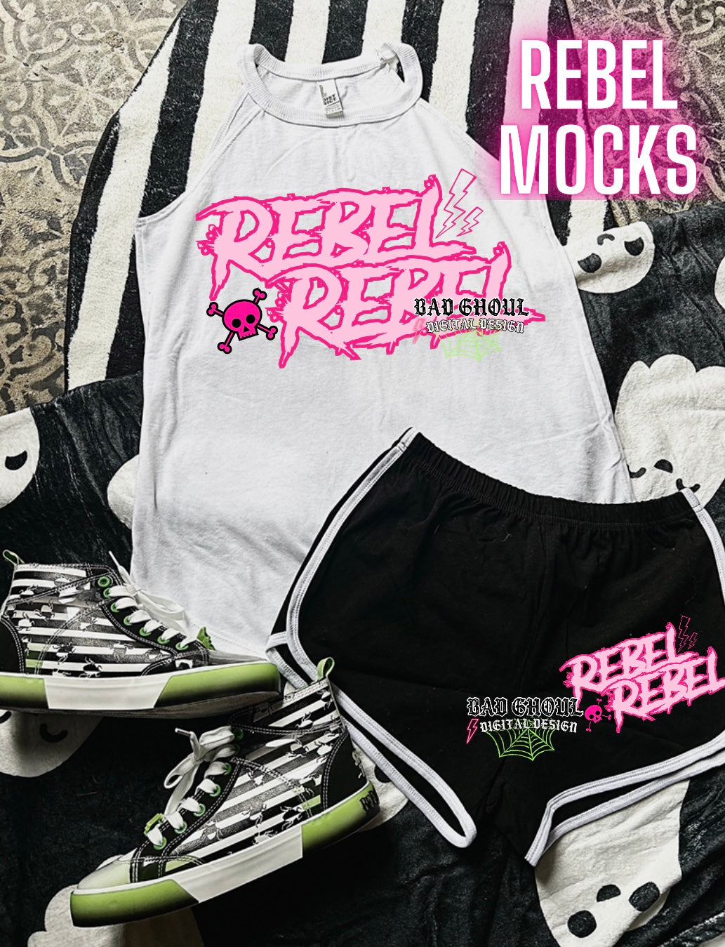 Rebel Rebel Tank and shorts set