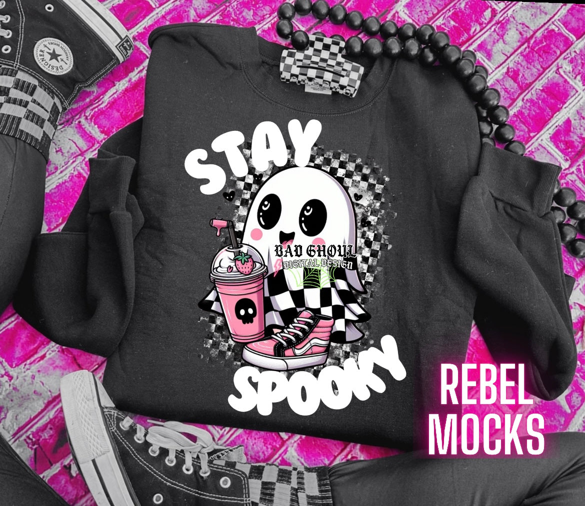 Stay Spooky Black Crew Neck Sweatshirt