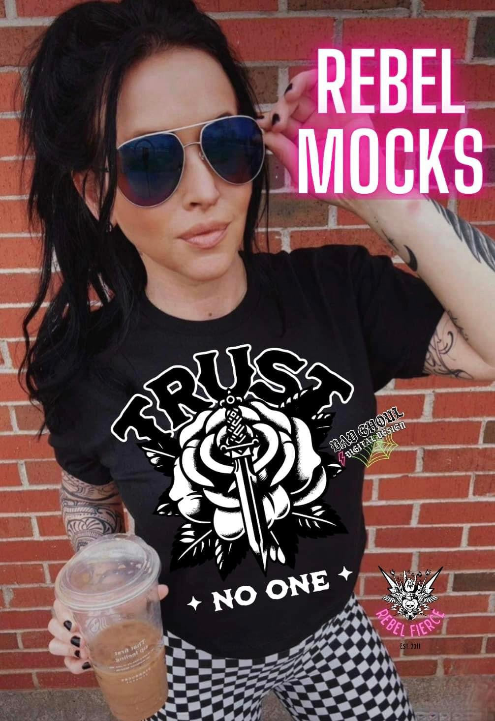 Trust No One Black Tee