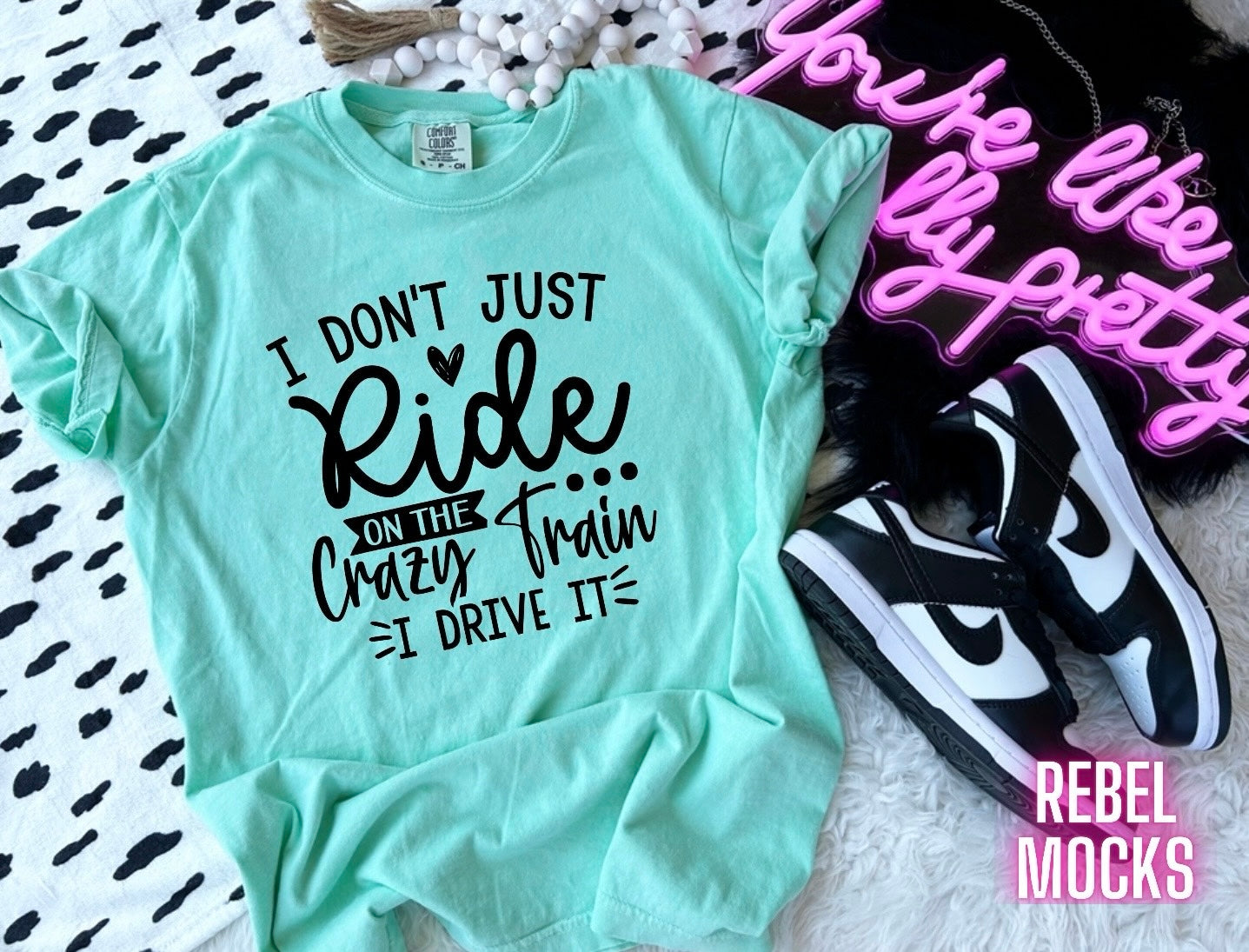 I don’t Just Ride The Crazy Train Tee