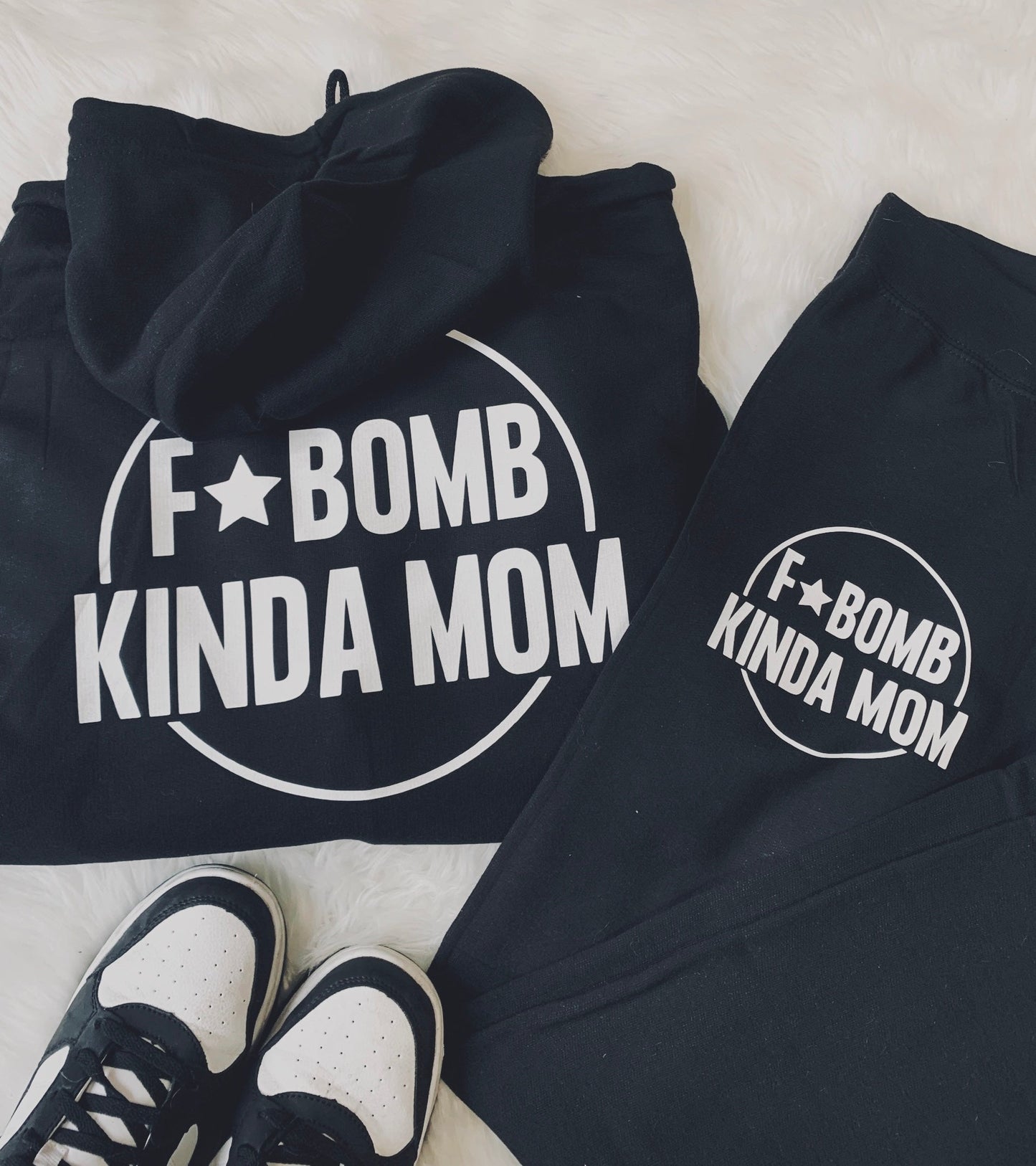 F Bomb Kinda Of Mom Zip Up Set